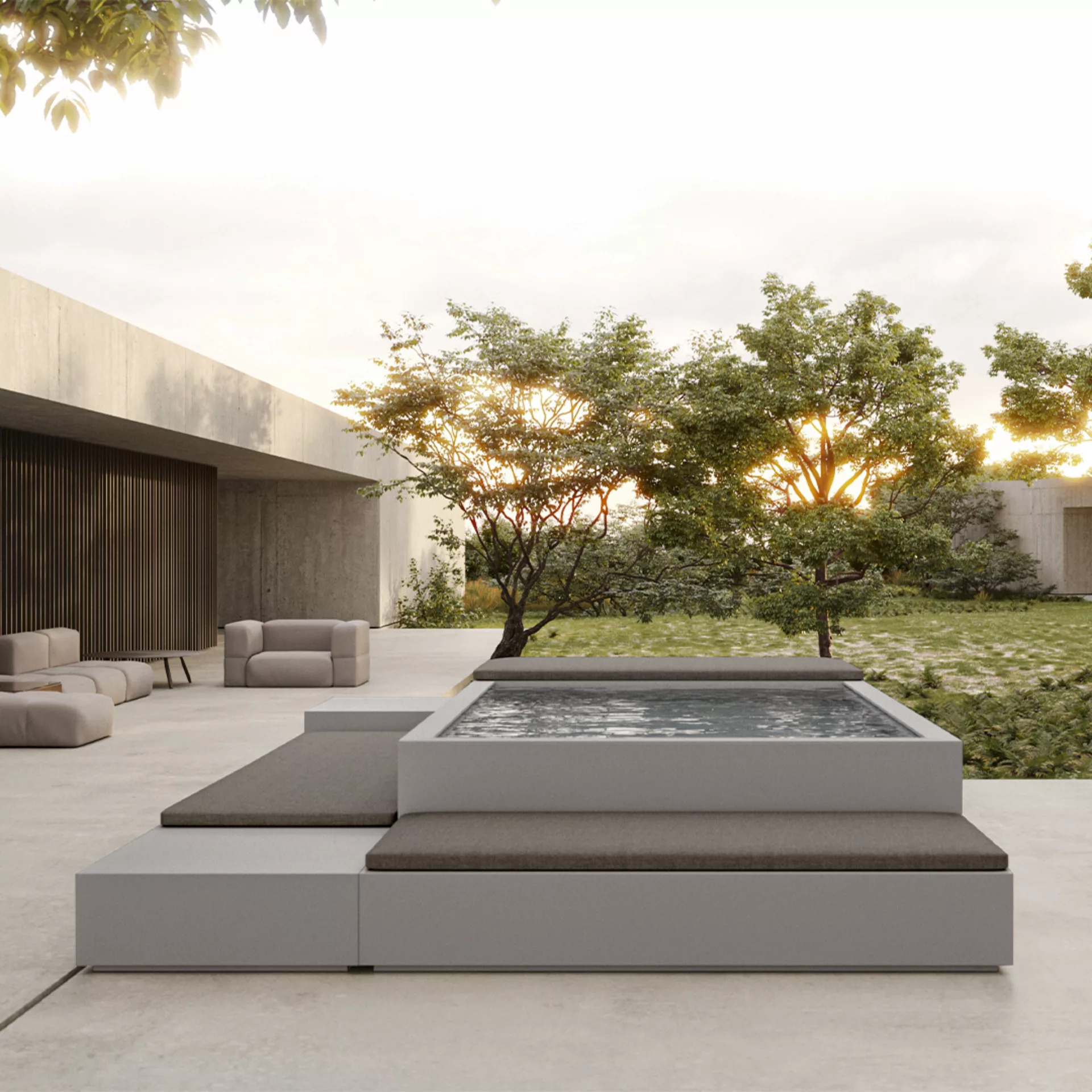 Prefab plunge pool