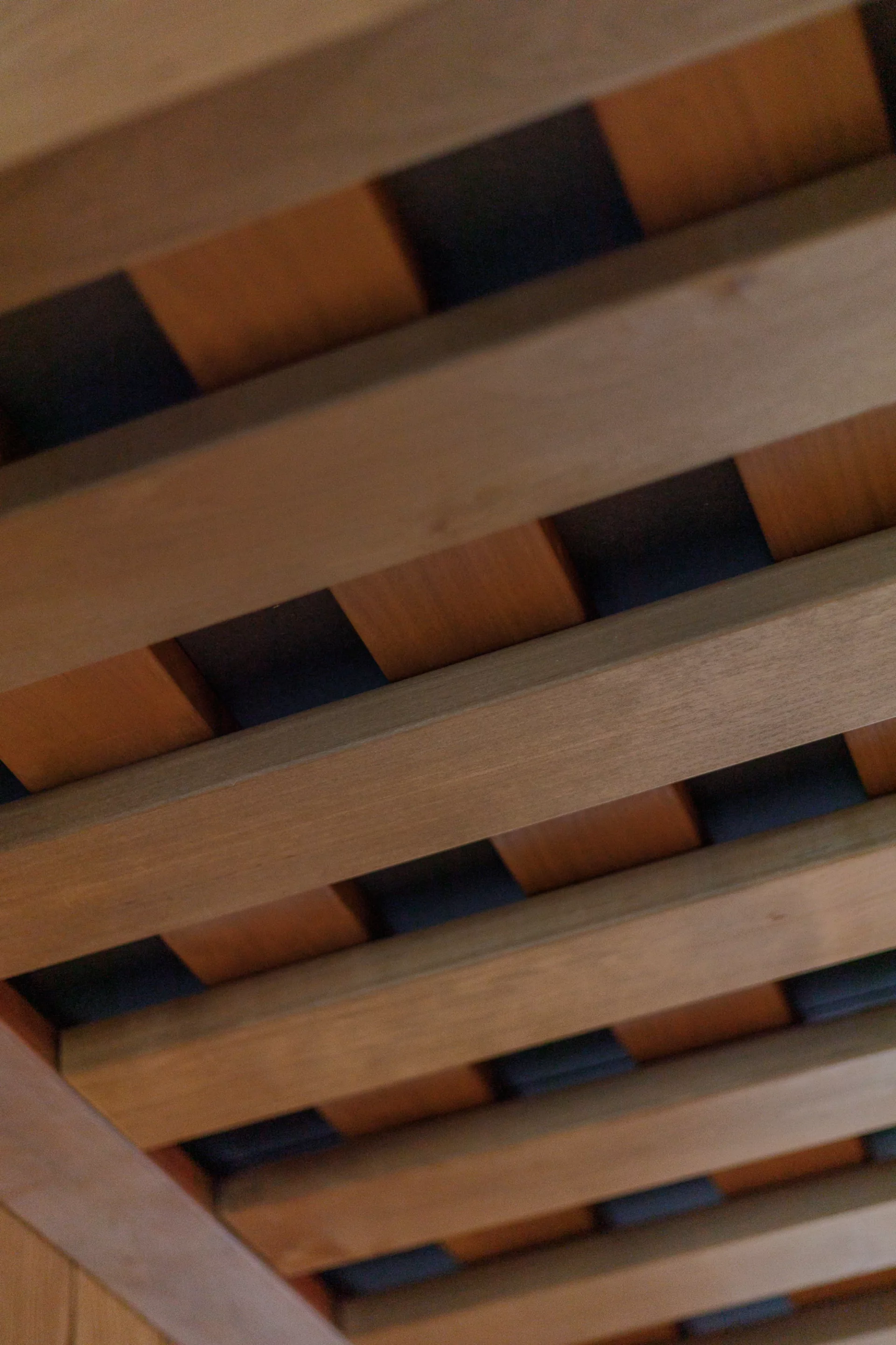 crossed ceiling