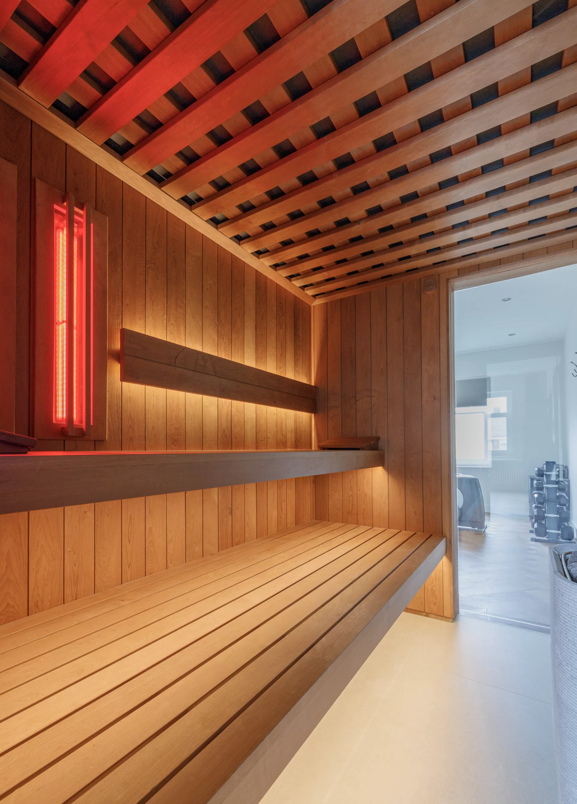 raster plafond sauna