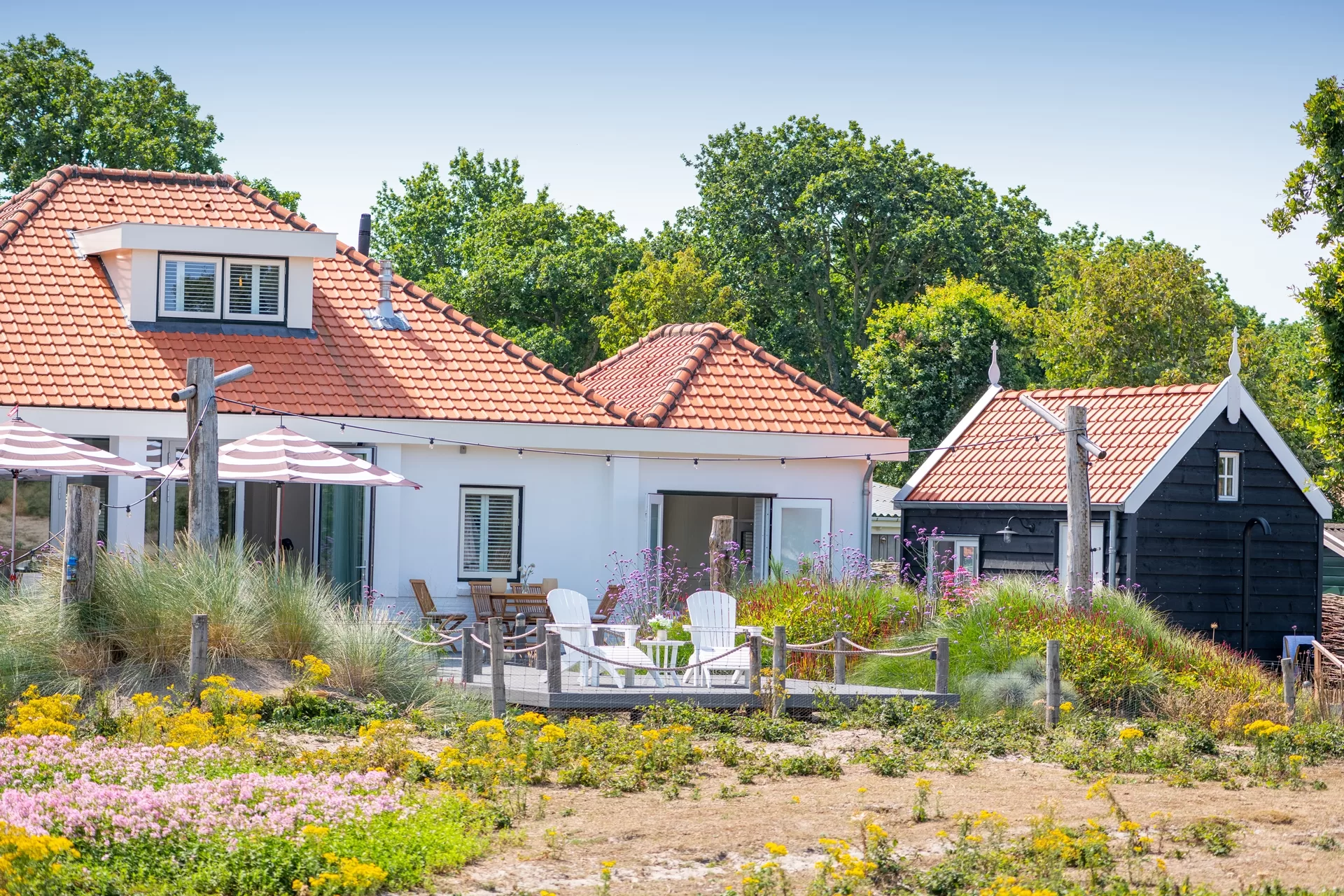 Witte tuinset