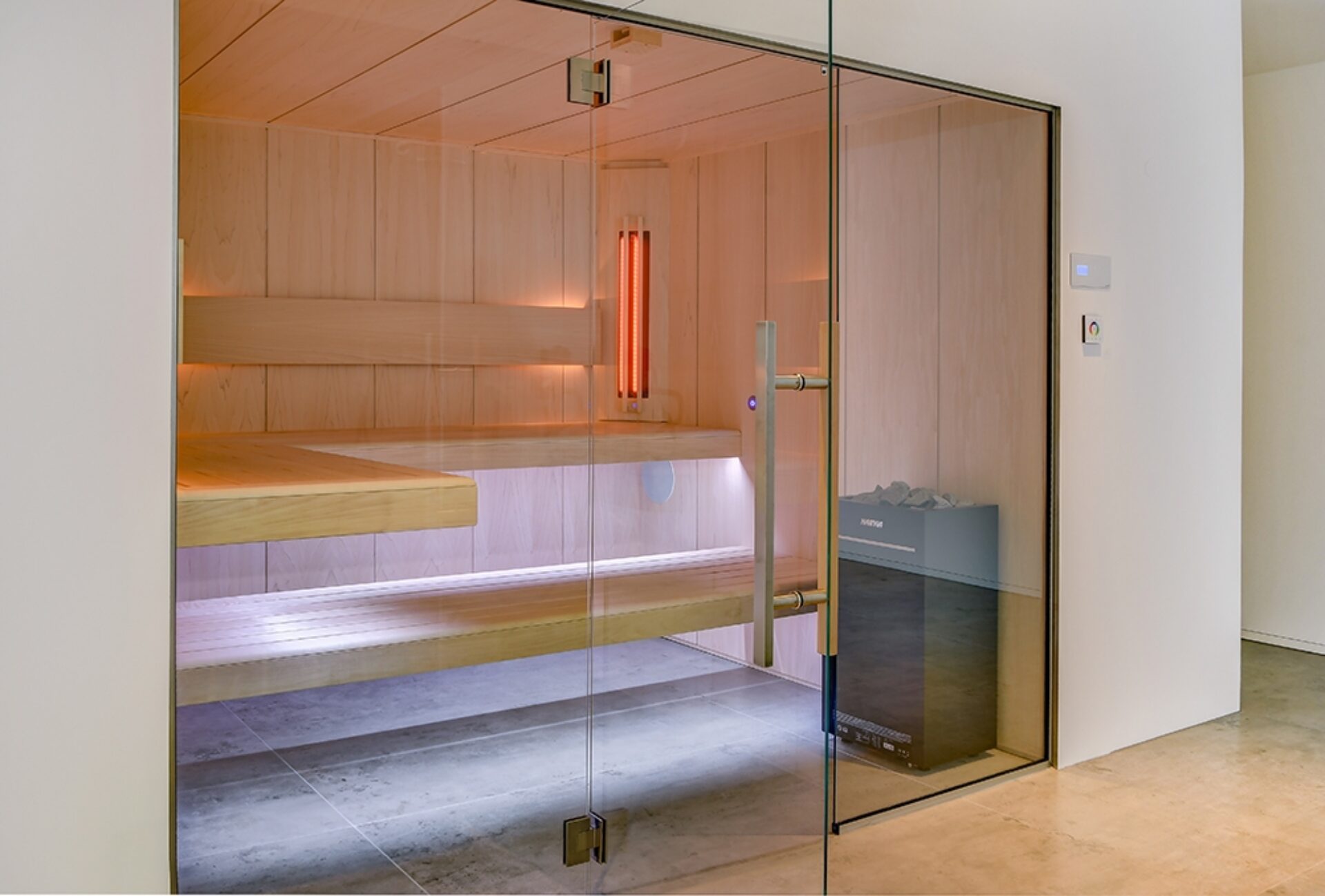 Binnen sauna