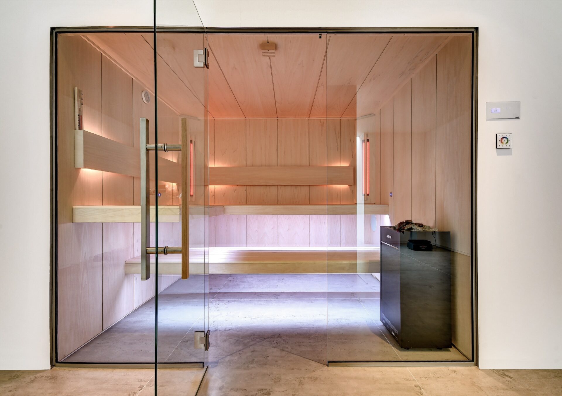 Sauna cabine
