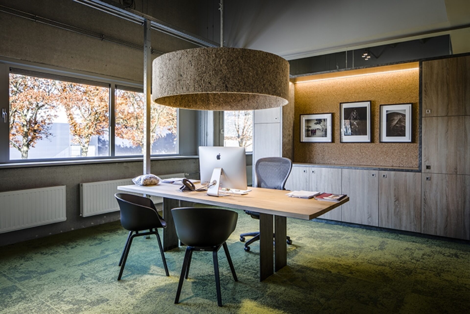 Kantoor met maatkast