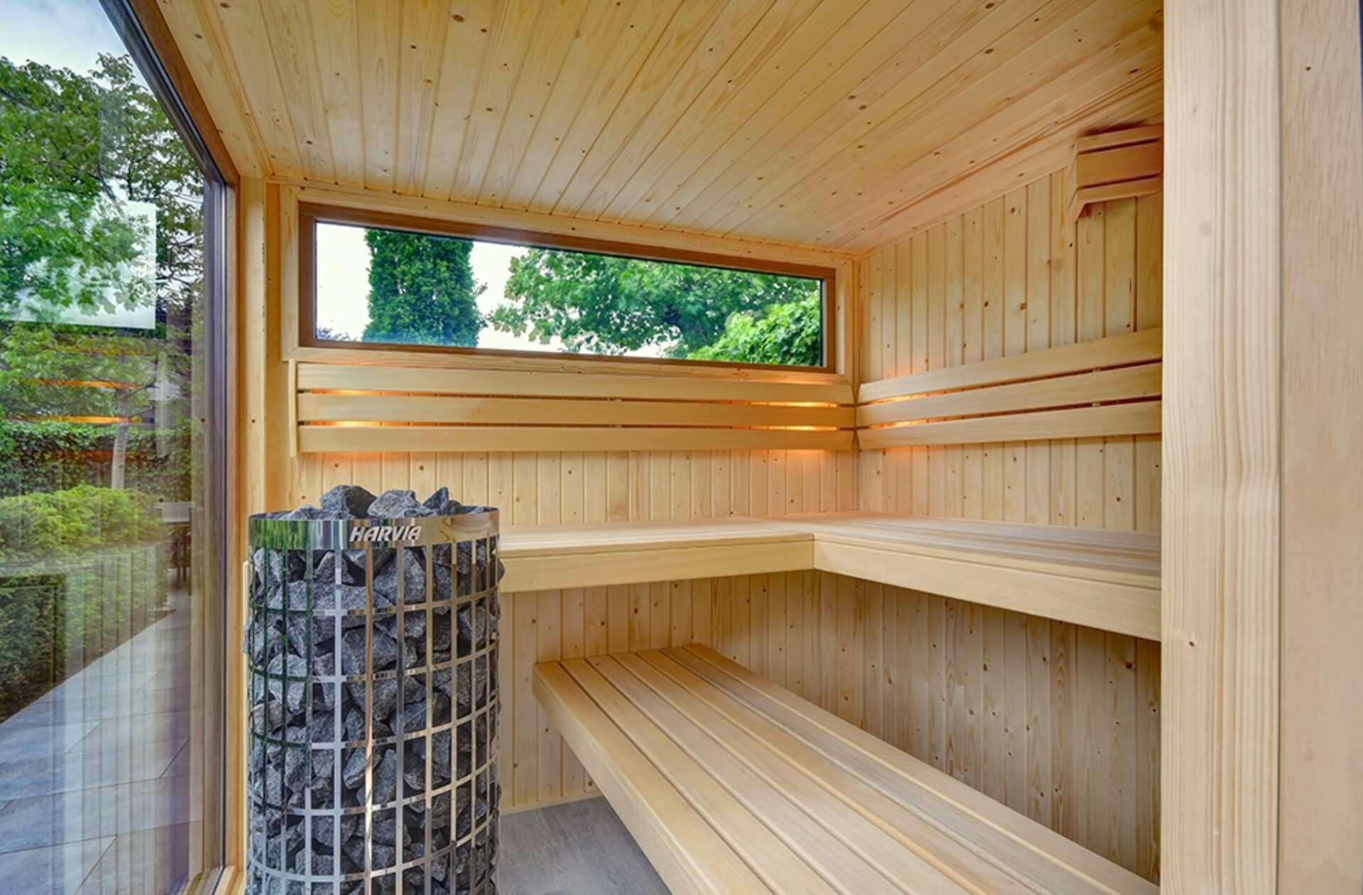 buiten sauna thuis