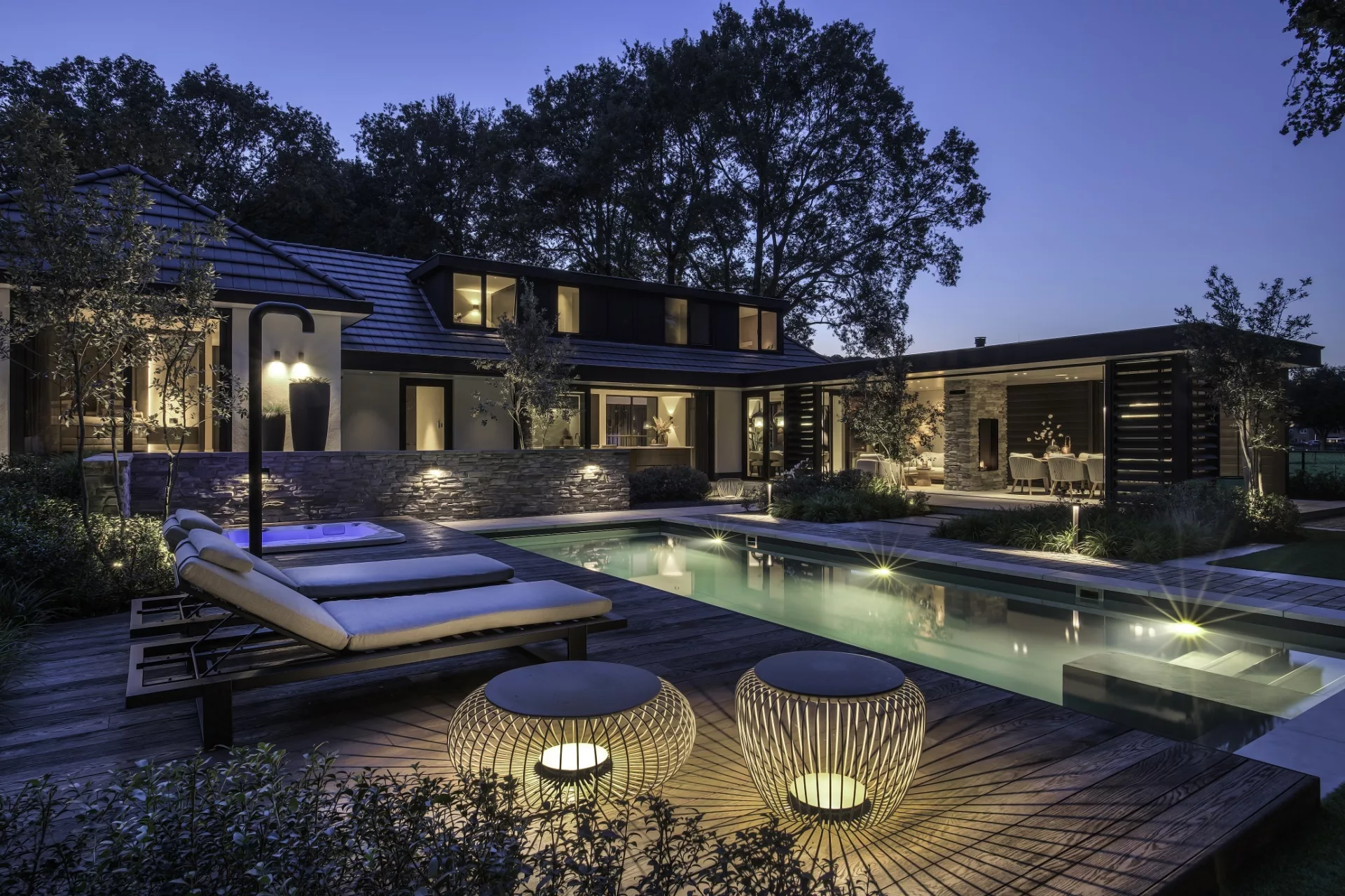 Luxe wellnesstuin
